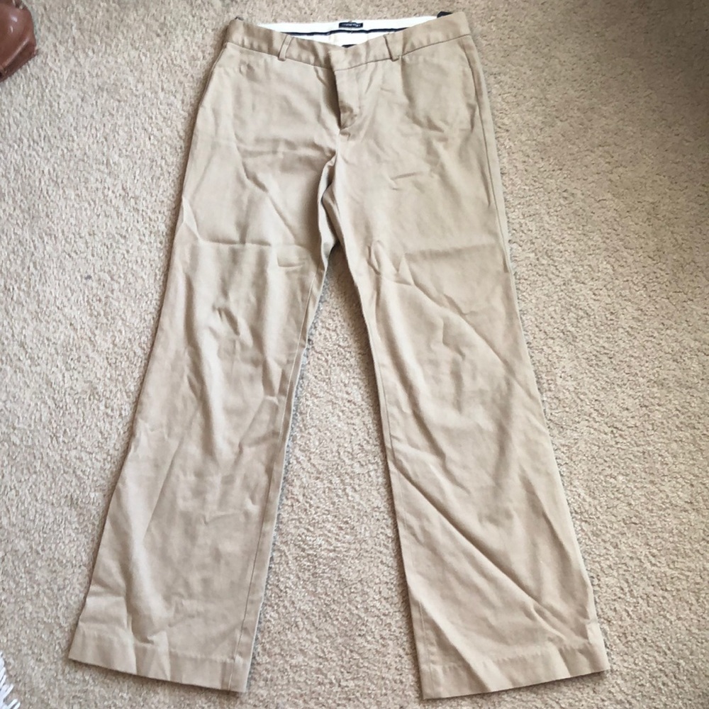Gap Size 10 Modern Fit Flare Khaki Pants